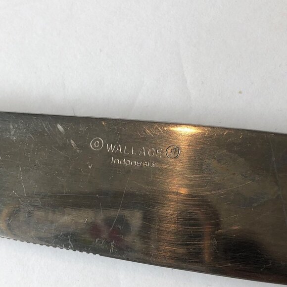 Wallace Dinner Knives Zennith Set‎ of 4 18/10 Stainless Steel - Picture 4 of 4